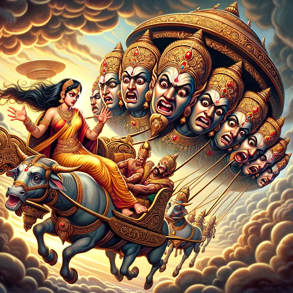 Sita Chastises Ravana